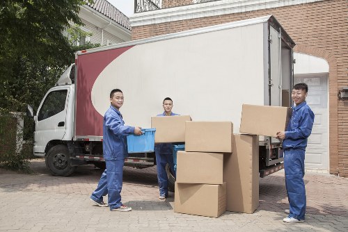 Removal team planning a safe house move