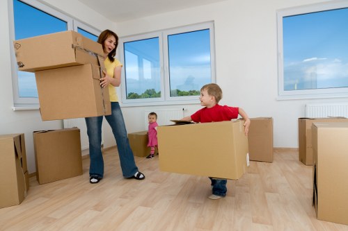 Careful packing and transport by Hackney removal experts
