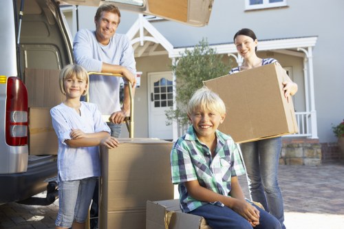 A well-organized moving team completing a Hackney removal