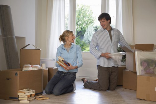 Hackney removal team handling a move with insurance and safety measures