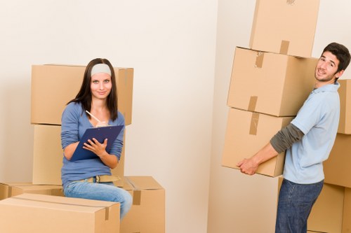 Low-carbon van used for a sustainable removal service in Hackney